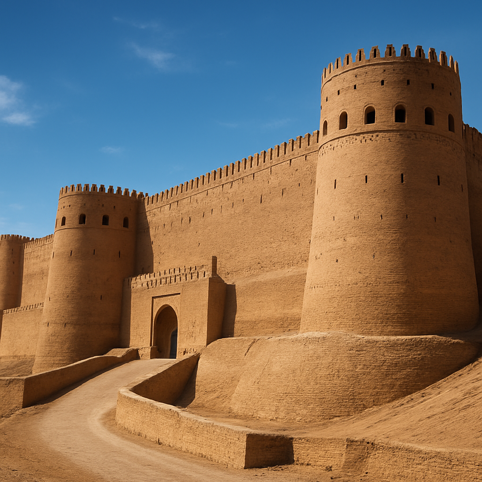 Ancient fortress walls