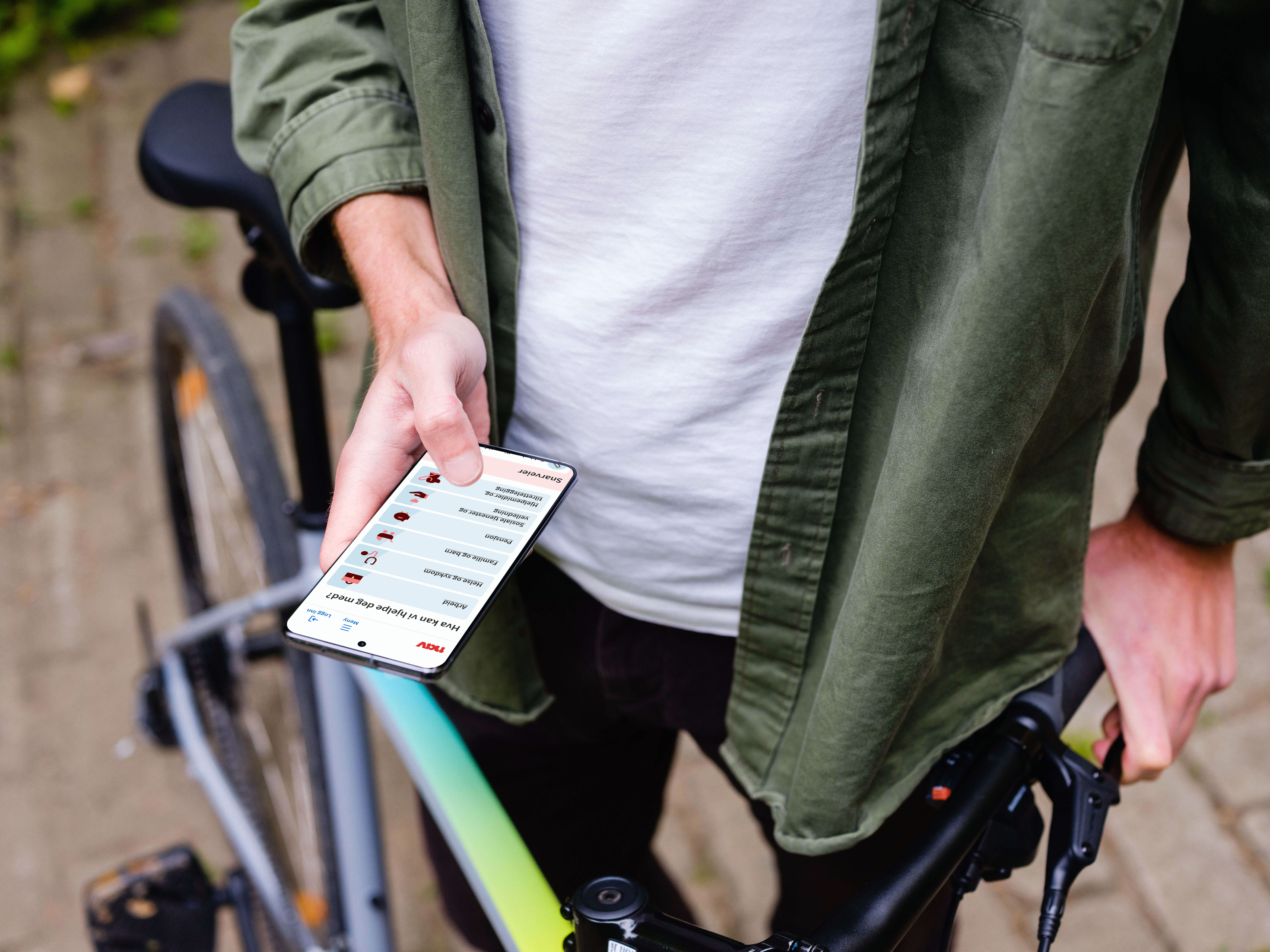 Nav.no på mobil