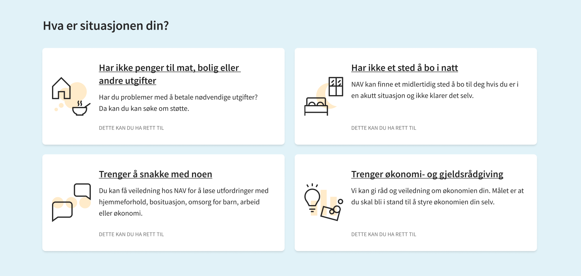 Skjembilde av situasjonsinnganger