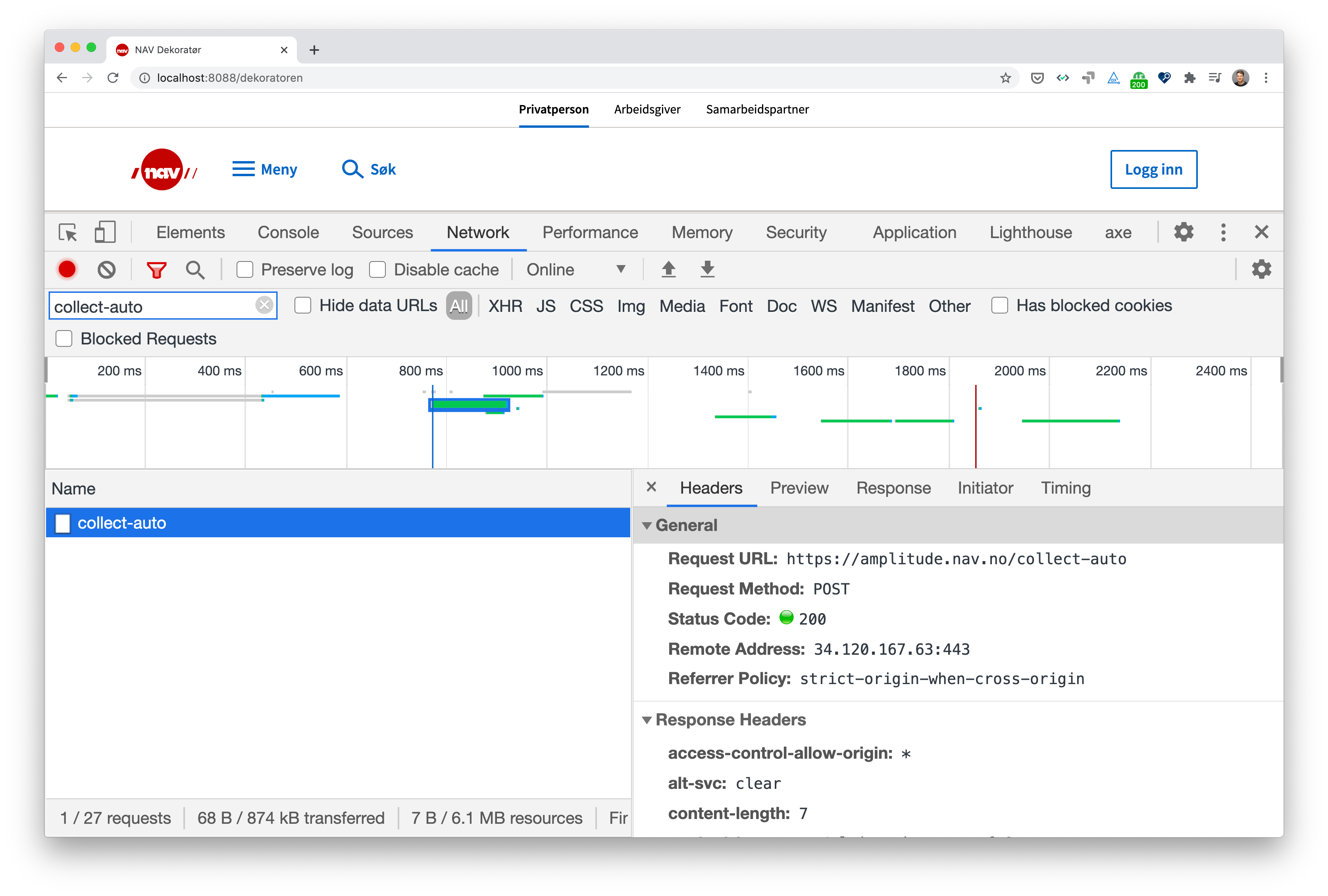 auto-collect i consoll