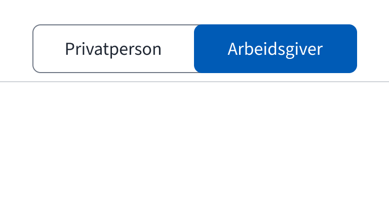 ToggleGroup brukt som navigasjon