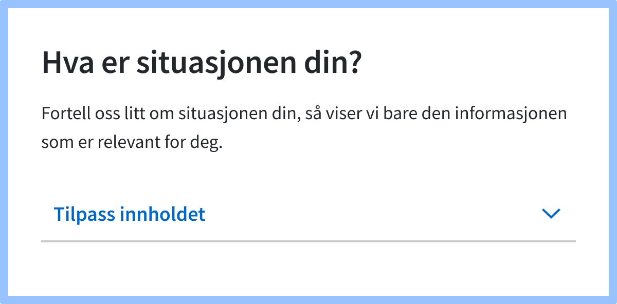 Filter på produktside