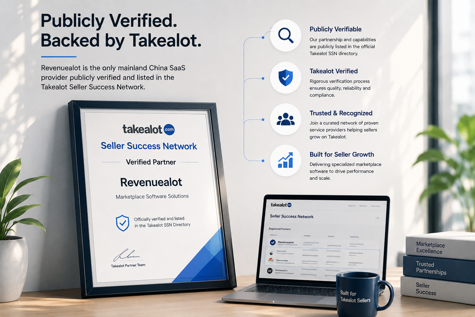 Revenuealot's public SSN position gives sellers a clearer path to verify category, partner signals, and marketplace fit