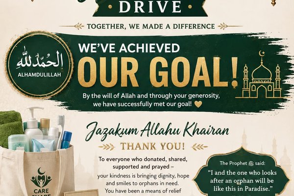 Orphans Hygiene Pack Drive