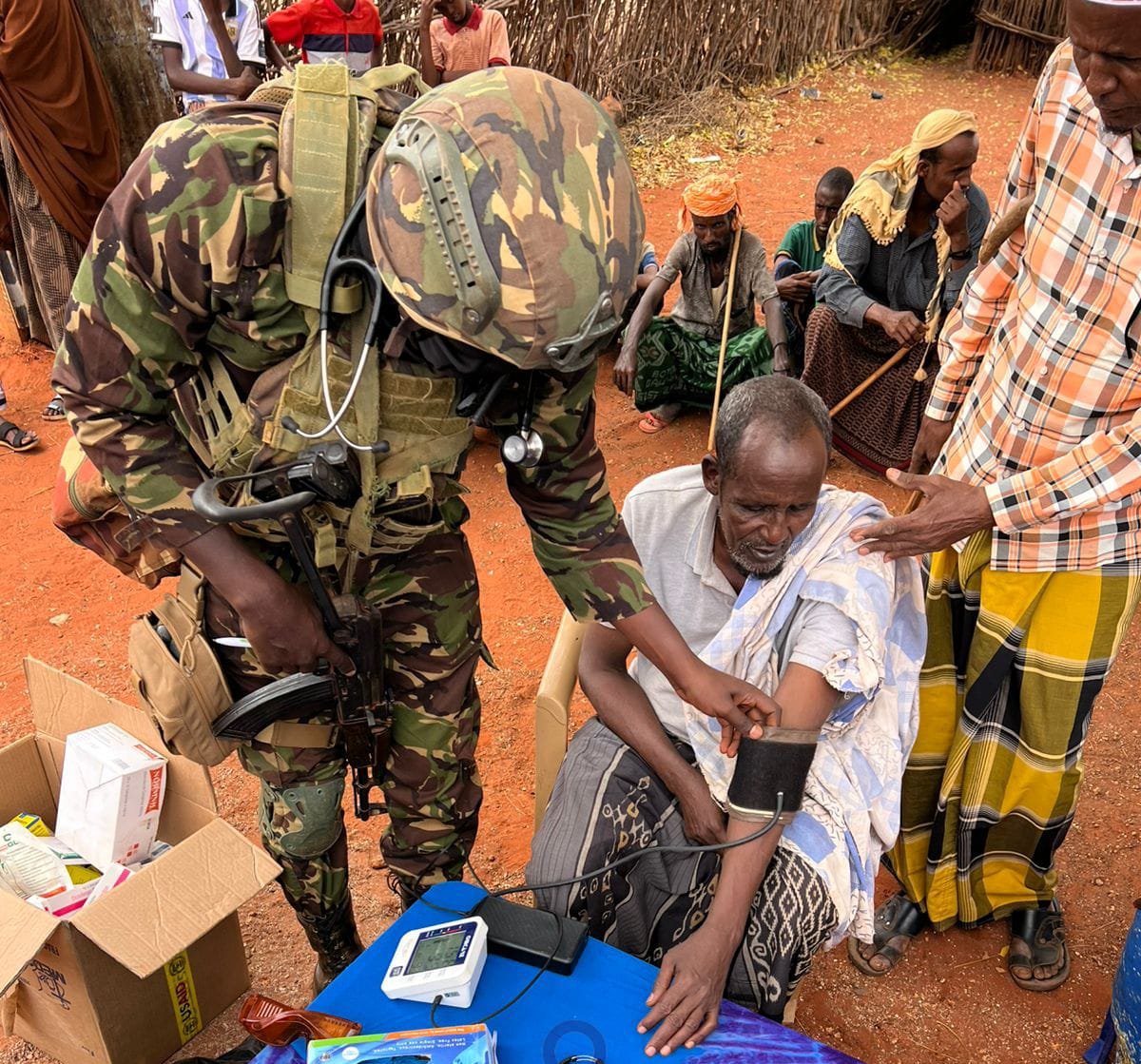 KDF provides free medical camp for Mandera residents 