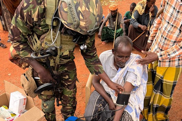 KDF provides free medical camp for Mandera residents