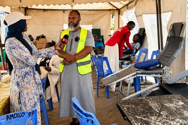 Blood Ambassador urges Kenyans to donate blood at Al Ameen mosque drive