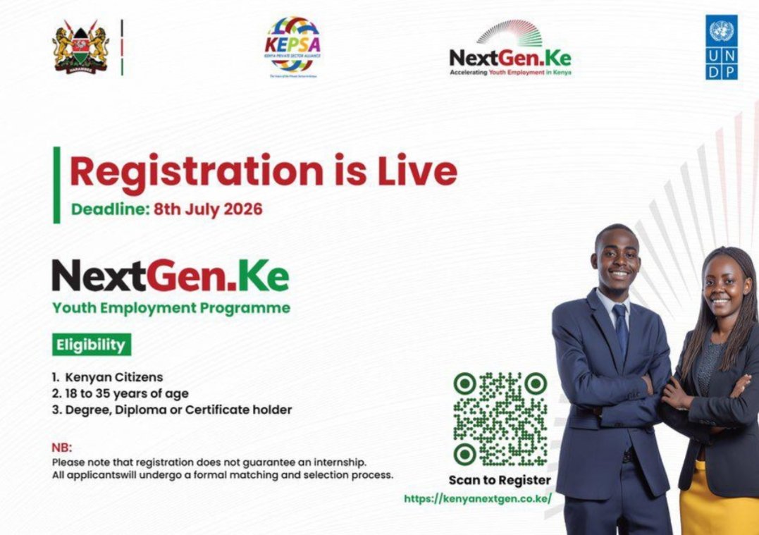 Youth Employment Programme Registration Now Open