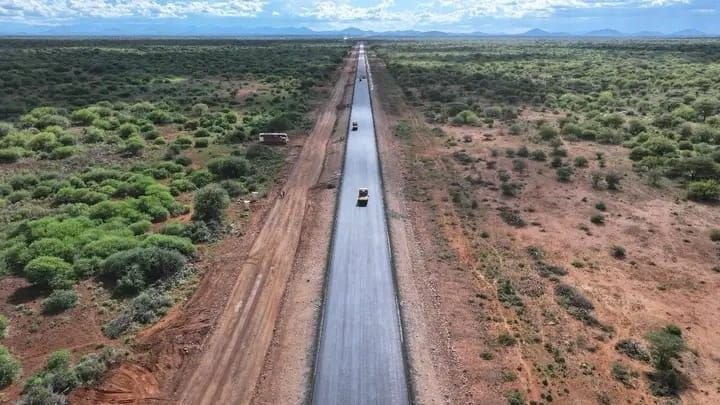 A section of the Sh100 billion Isiolo-Mandera project