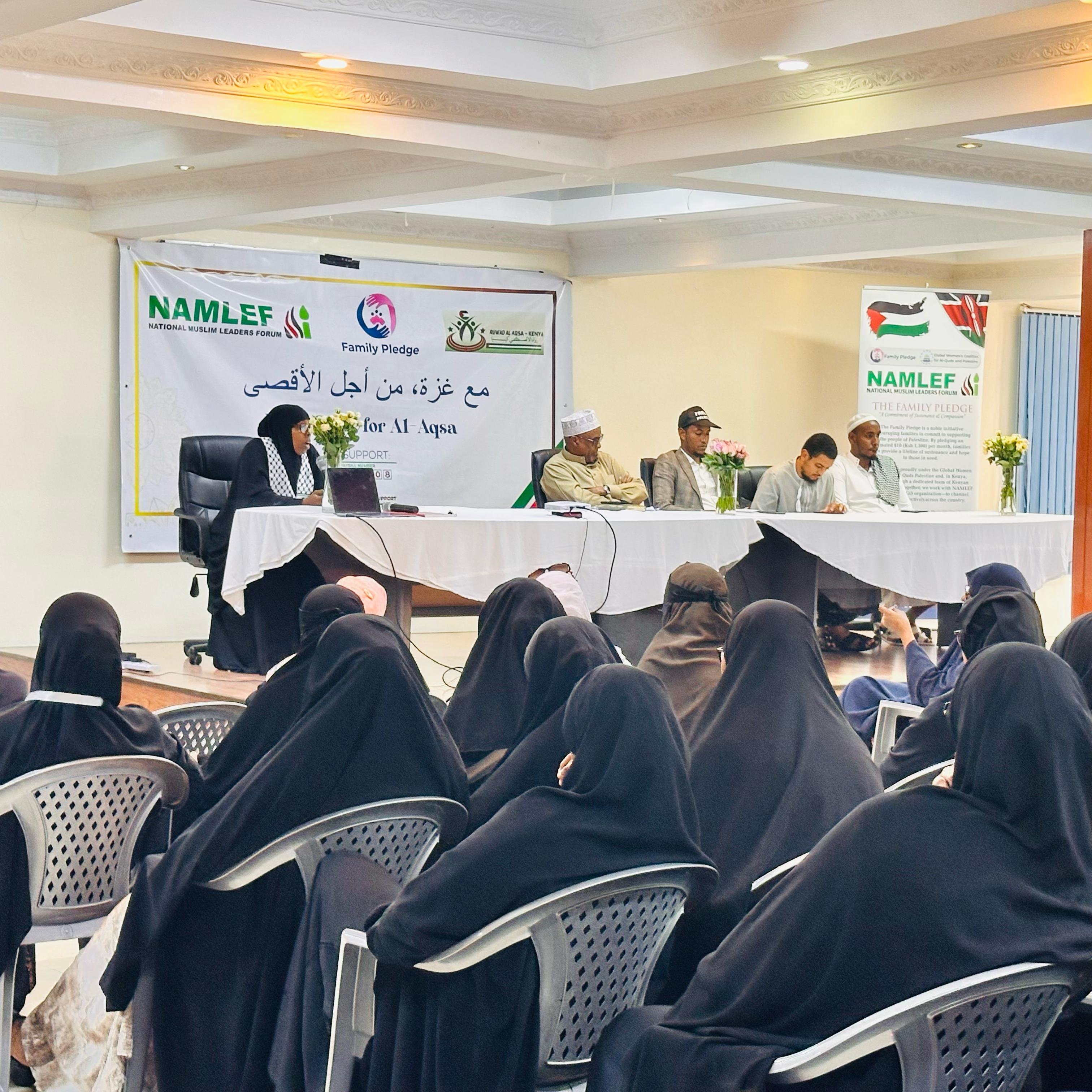 A consultative meeting to create awareness on the NAMLEF Family Pledge