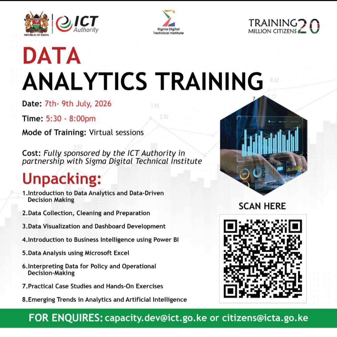 Free Data Analytics Training Registration Open