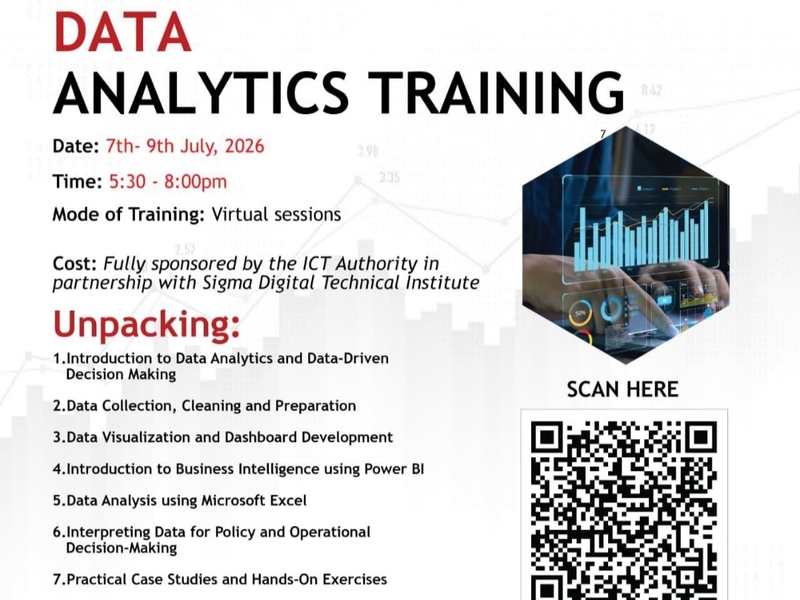 Free Data Analytics Training Registration Open