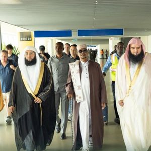 Imam of Masjid al-Haram Sheikh Badr Al-Turki arrives in Tanzania for first official visit