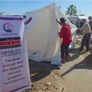 NAMLEF brings warmth to Gaza families amid harsh winter