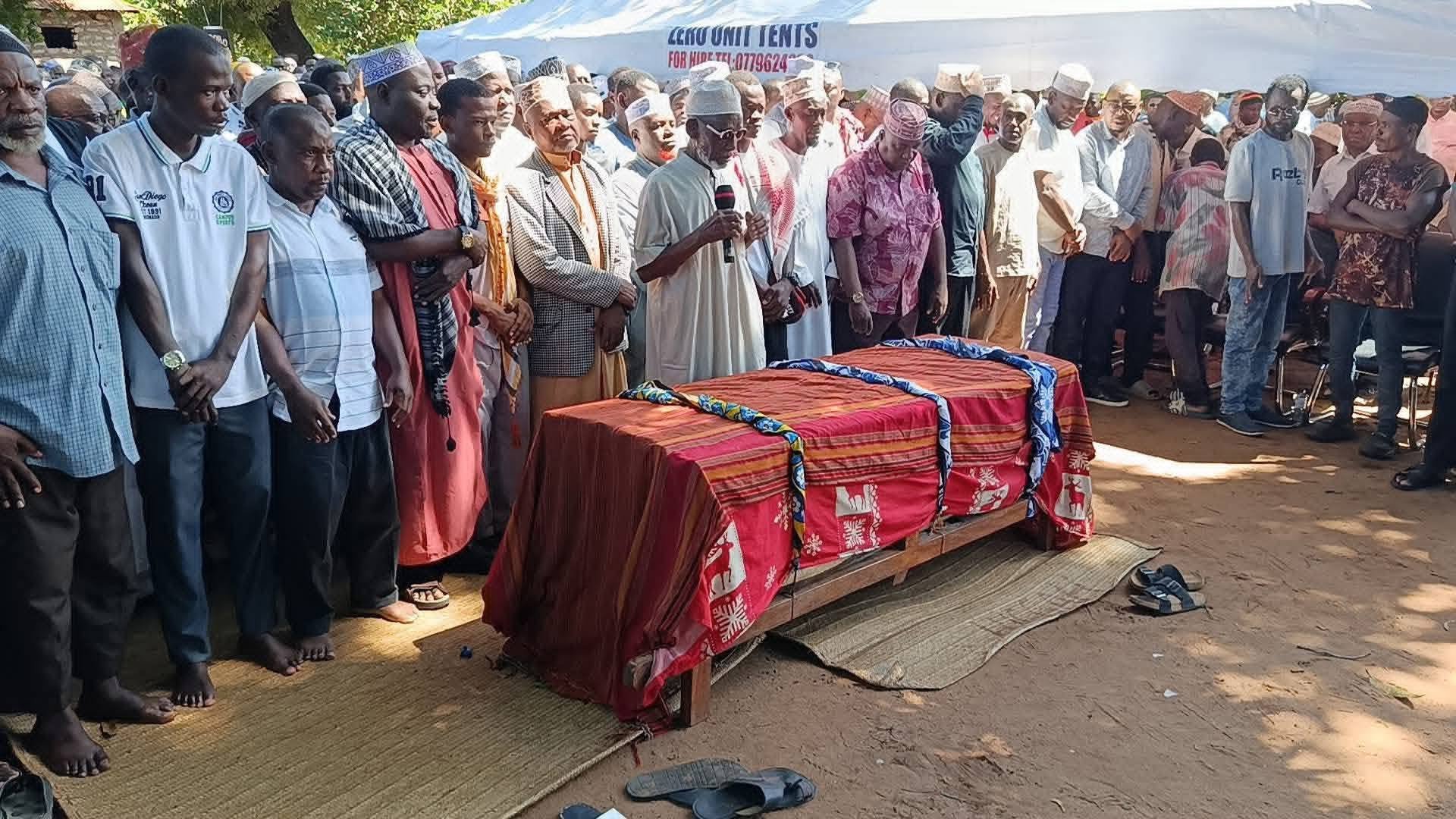 The janazah (funeral) prayers for Zuhura Rama