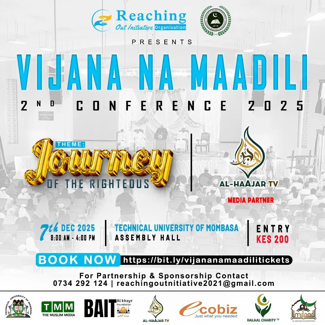 Vijana na Maadili 2nd Conference – 7th Dec 2025, TUM Assembly Hall, Mombasa