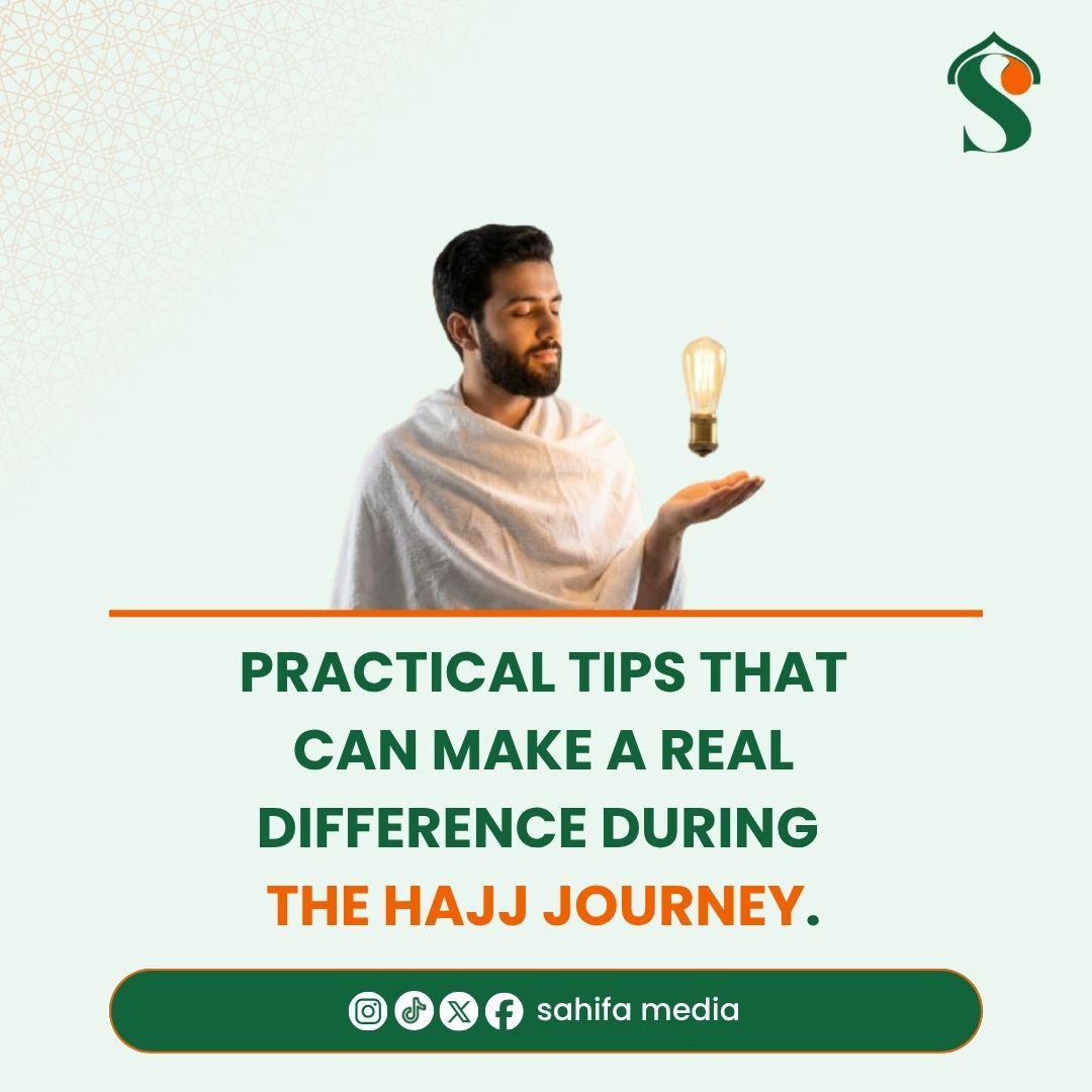 Practical tips that can make a real difference during the Hajj journey.