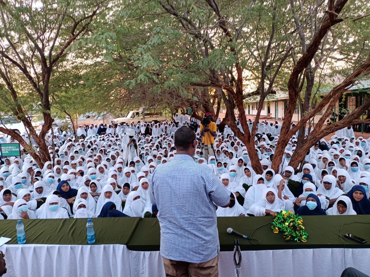 Students of Moi Girls Secondary School, Mandera