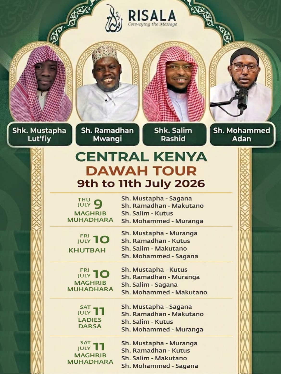 Central Kenya Dawah Tour