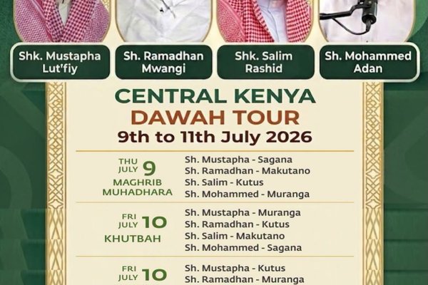 Central Kenya Dawah Tour