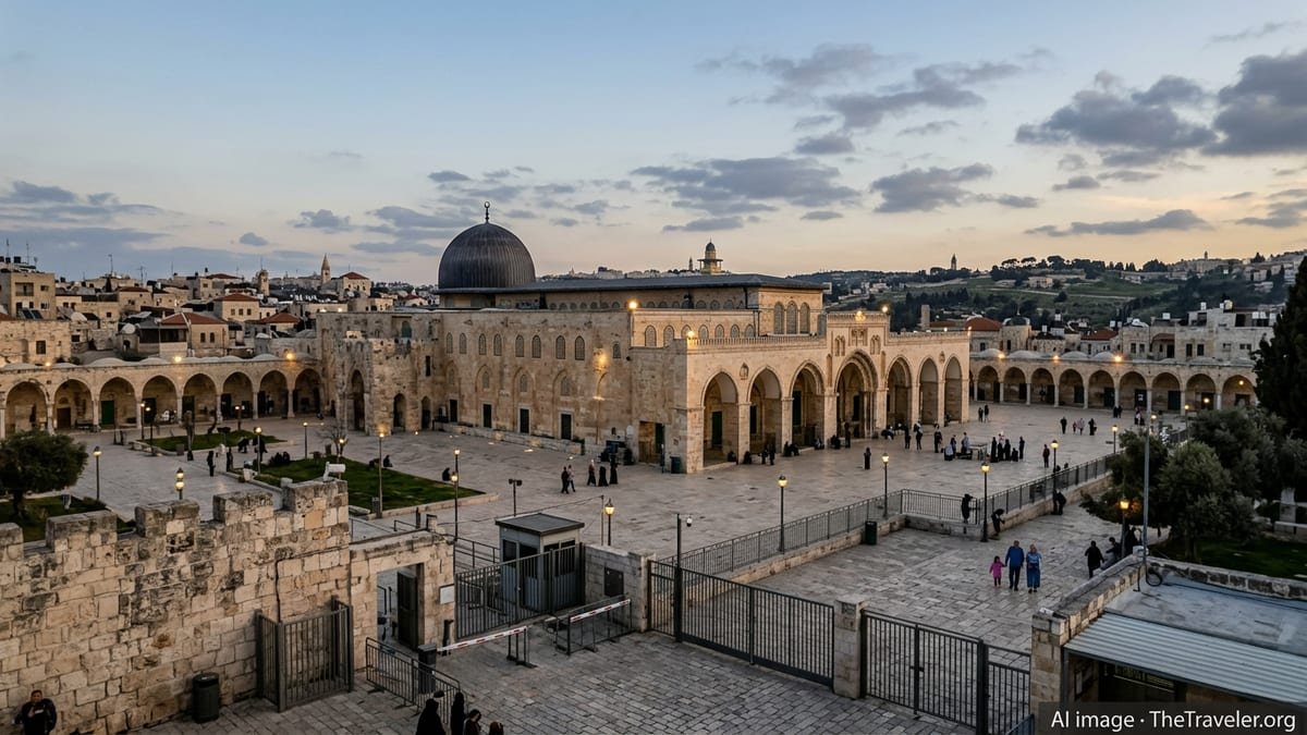 Al Aqsa Mosque, the third holiest site in Islam