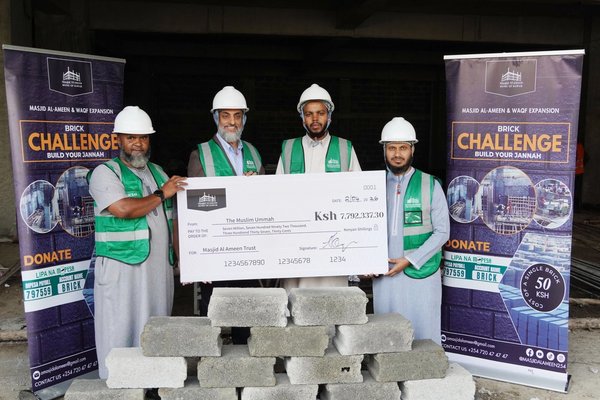 Jazakumullahu Khayran, Al Ameen Mosque’s message of gratitude for the Brick Challenge support