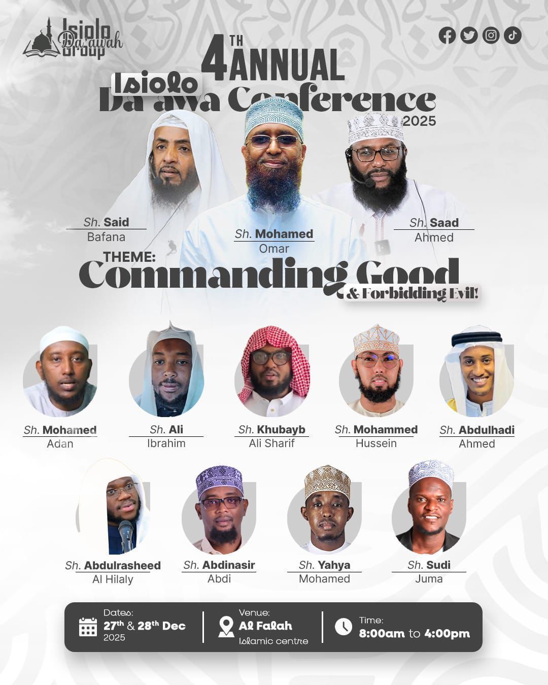 Isiolo Daawah Conference – 27 & 28 Dec 2025