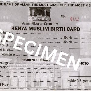 GUIDE TO OBTAINING A KENYA MUSLIM BIRTH CARD