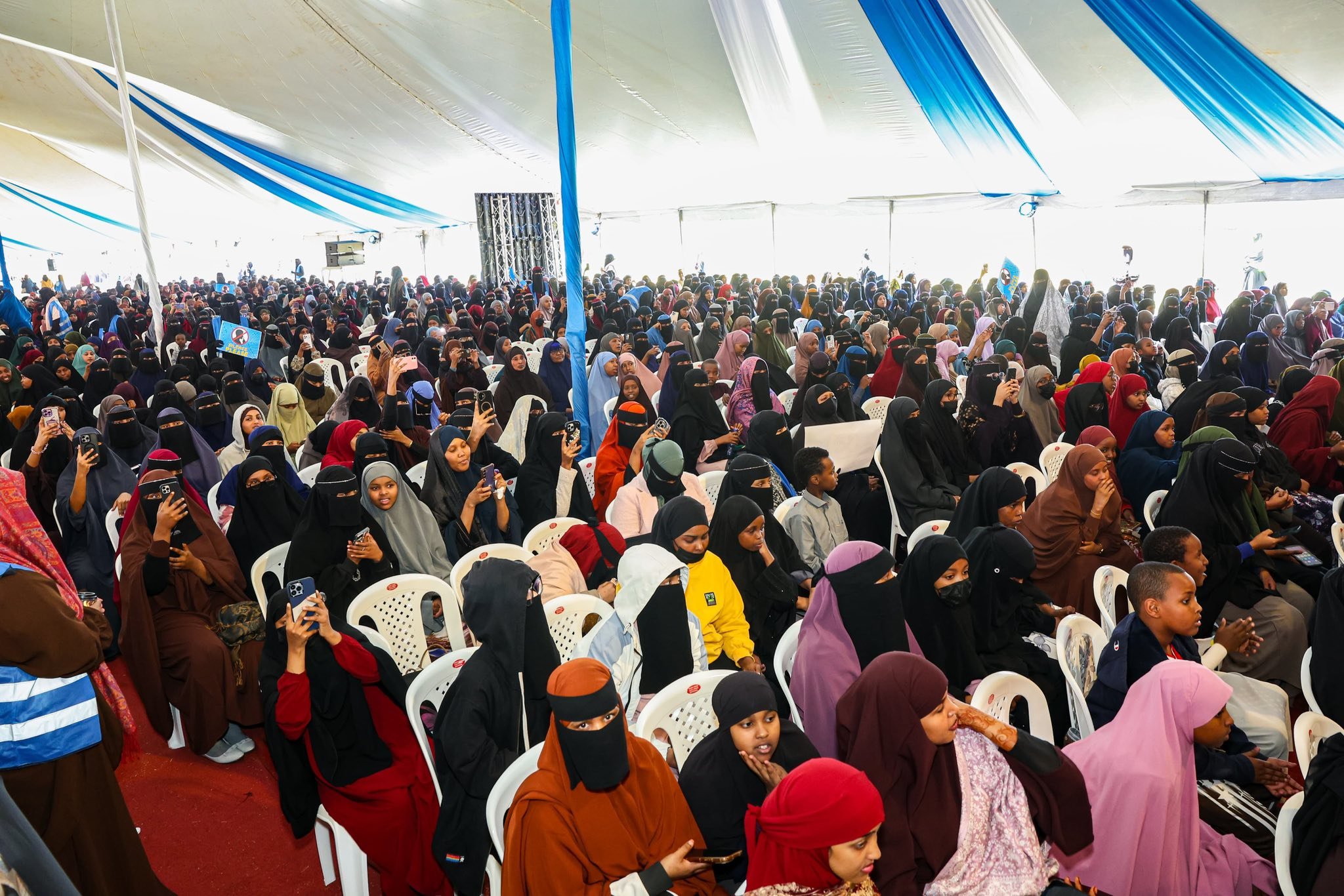 A section of the attendees at the Ansaaru Sunnah Islamic conference 