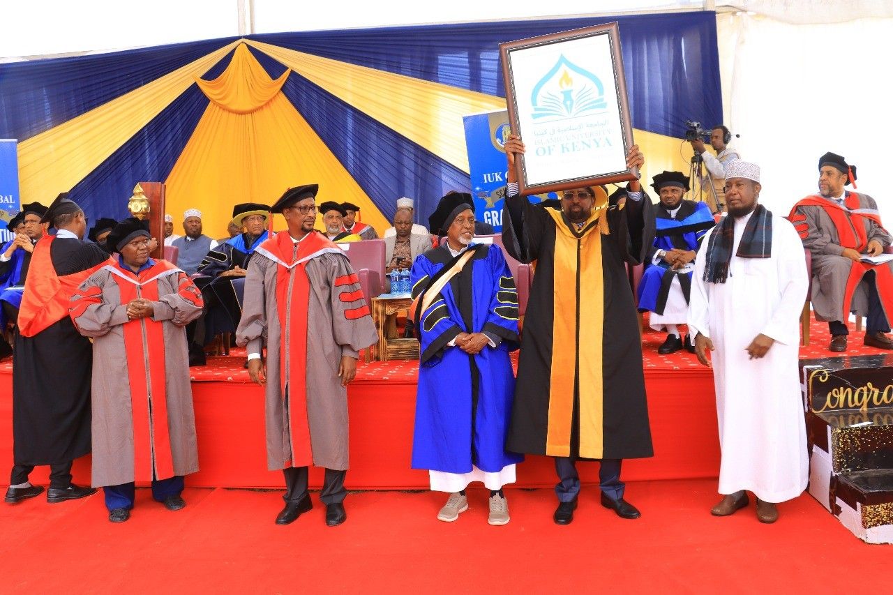 Integrity calls take centre stage at Islamic University of Kenya graduation