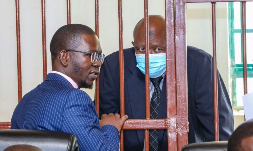 Laywer Furqan Chacha during his appearance in court