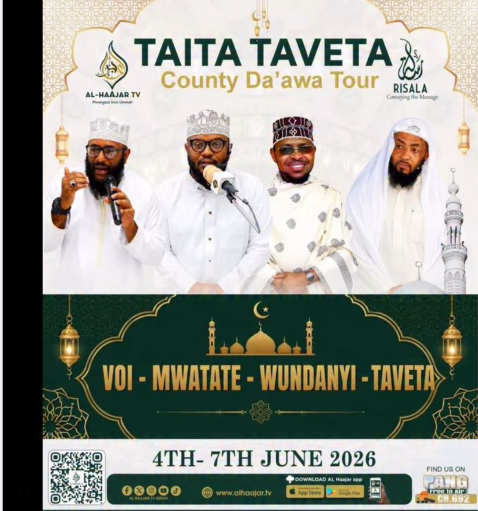 Taita Taveta County Da'waTaita Taveta County Da’awa Tour 2026 Set for June 4th –7th