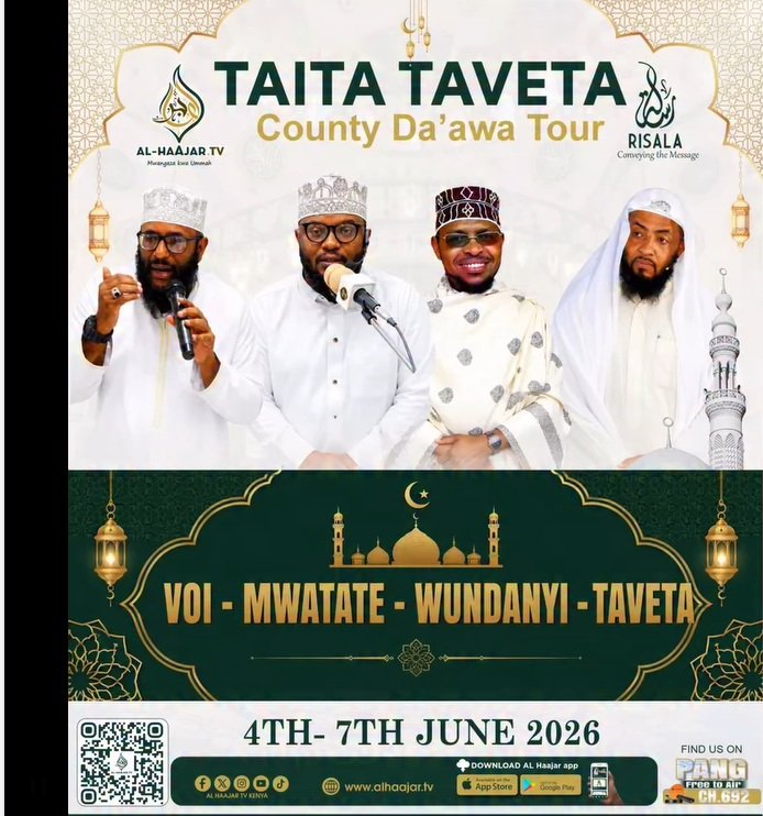 Taita Taveta County Da'waTaita Taveta County Da’awa Tour 2026 Set for June 4th –7th