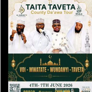 Taita Taveta County Da'waTaita Taveta County Da’awa Tour 2026 Set for June 4th –7th