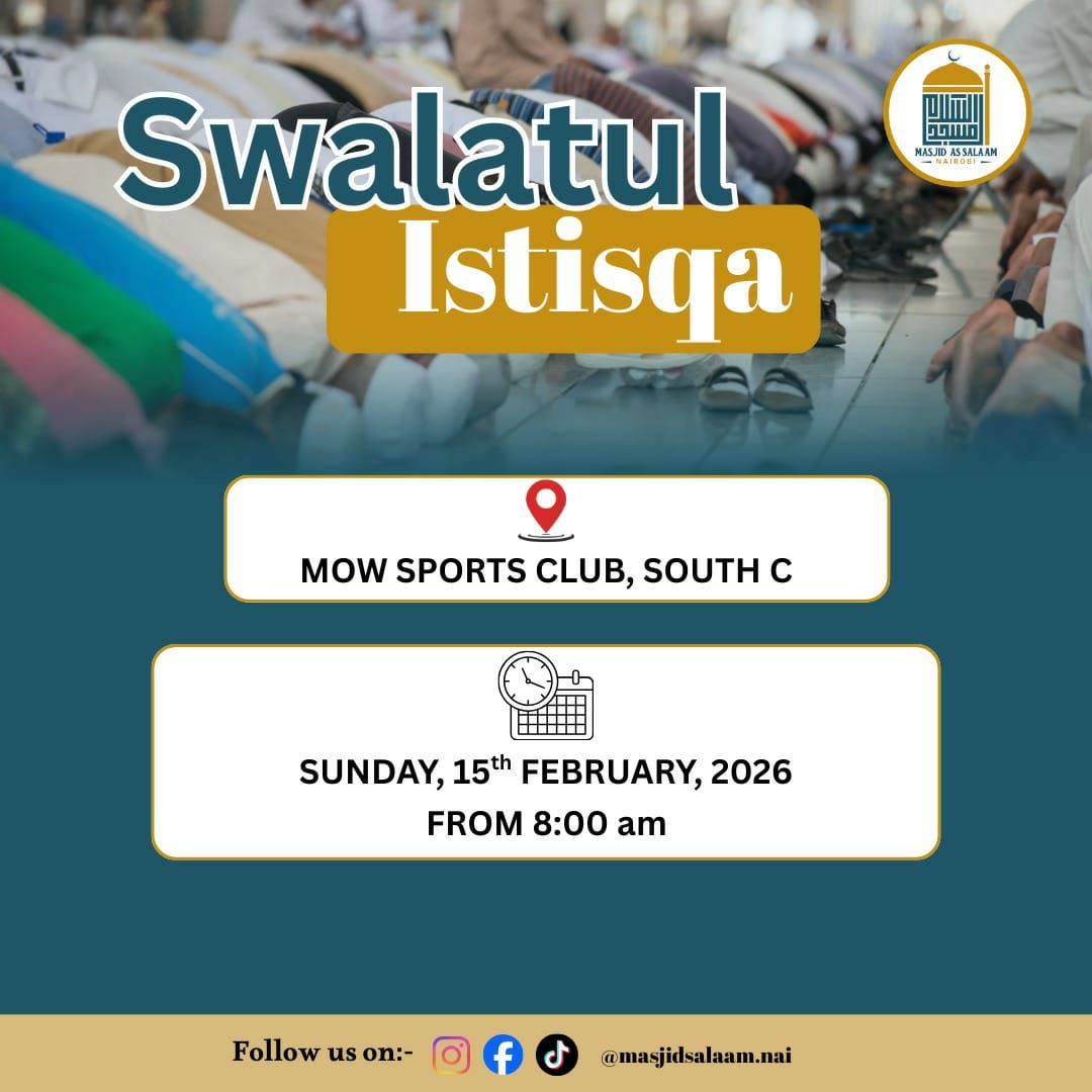  Istisqa prayers to be held in Nairobi amid prolonged dry spell