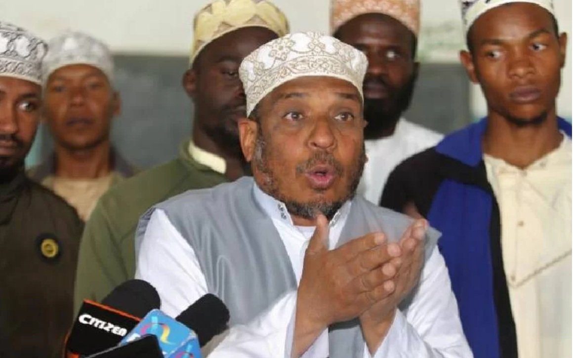 CIPK Chairman for North Rift addresses a past press briefing in Eldoret