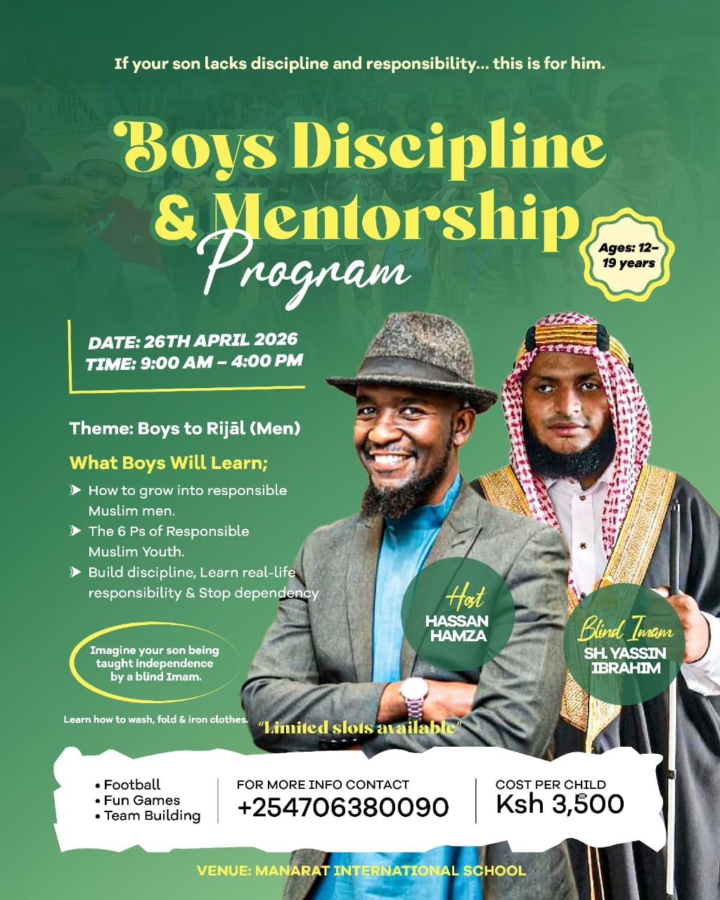 Boys Discipline & Mentorship Program