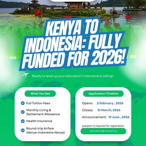 NAMLEF announces fully funded Indonesia scholarship programme