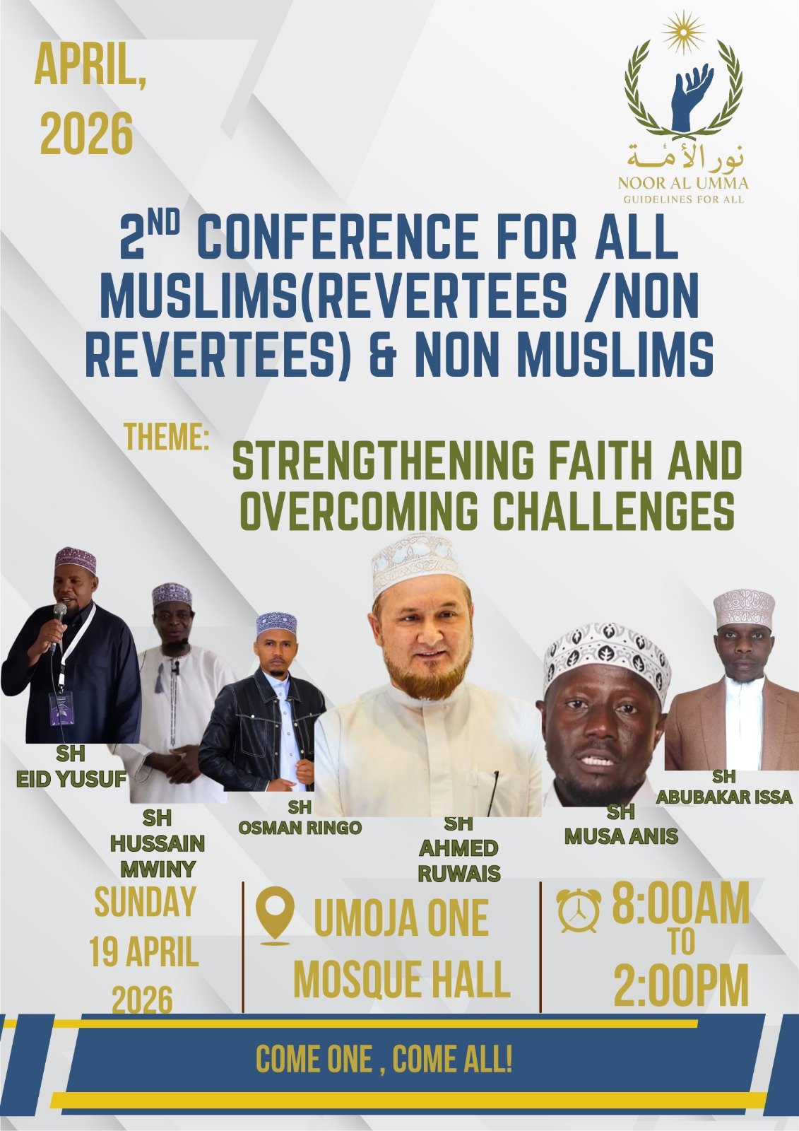 2nd Conference for All Muslims(Revertees/Non Revertees) & Non Mulims