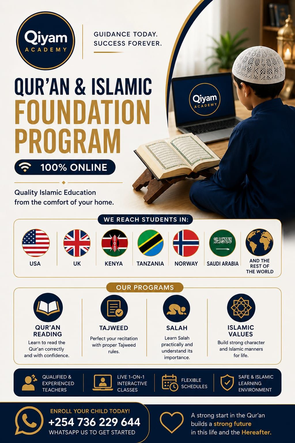 Qur'an & Islamic Foundation Program – Enroll Your Child Today