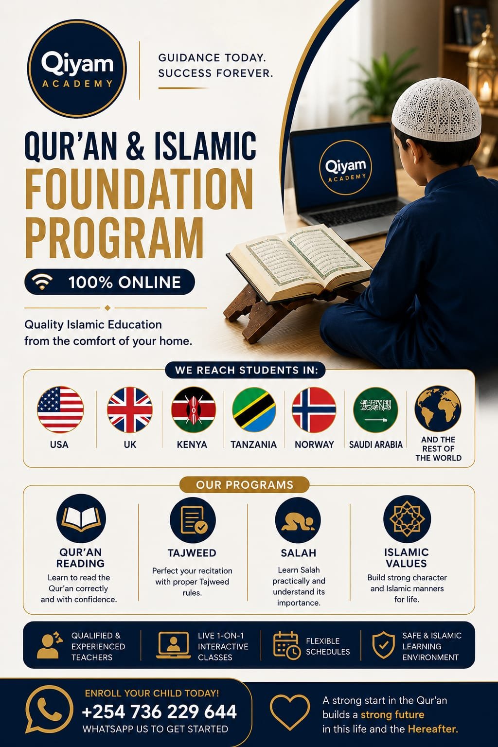 Qur'an & Islamic Foundation Program – Enroll Your Child Today