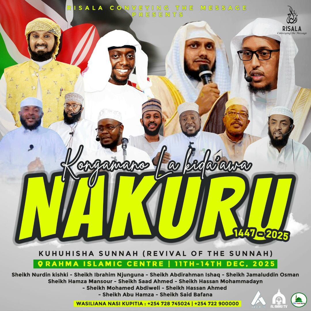 Nakuru here we come.  All set for grand da’wah convention