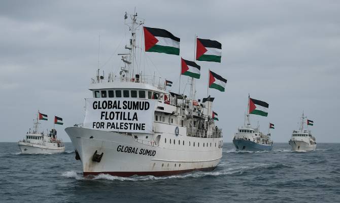 Italy sends navy frigate to assist Gaza aid flotilla