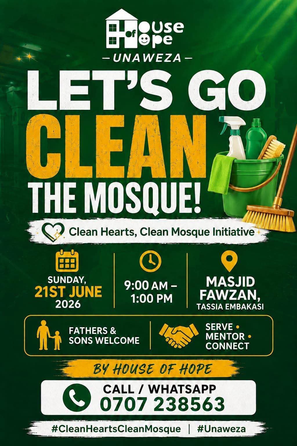Let's Go Clean The Mosque