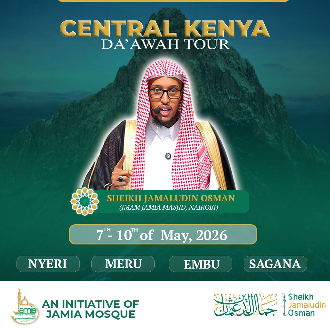 Central Kenya buzzes with anticipation for Sheikh Jamaludin’s lecture tour