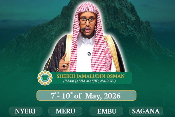 Central Kenya buzzes with anticipation for Sheikh Jamaludin’s lecture tour