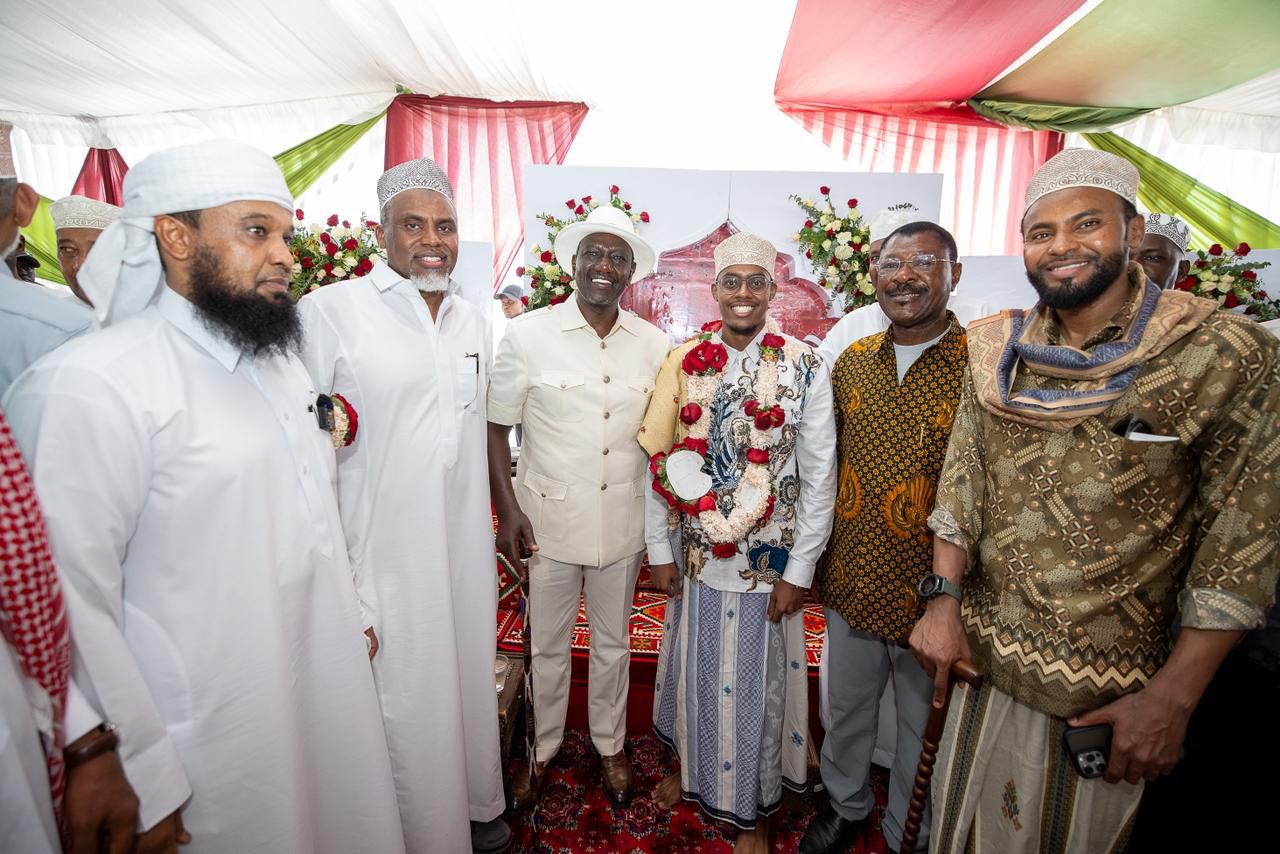 Ruto calls for strong family values at Mohammed Noordin’s wedding