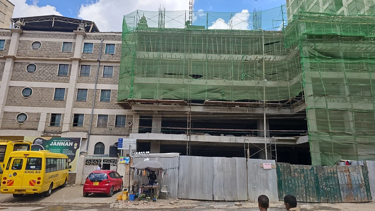 Construction of the wakf project adjacent to Al Ameen Mosque