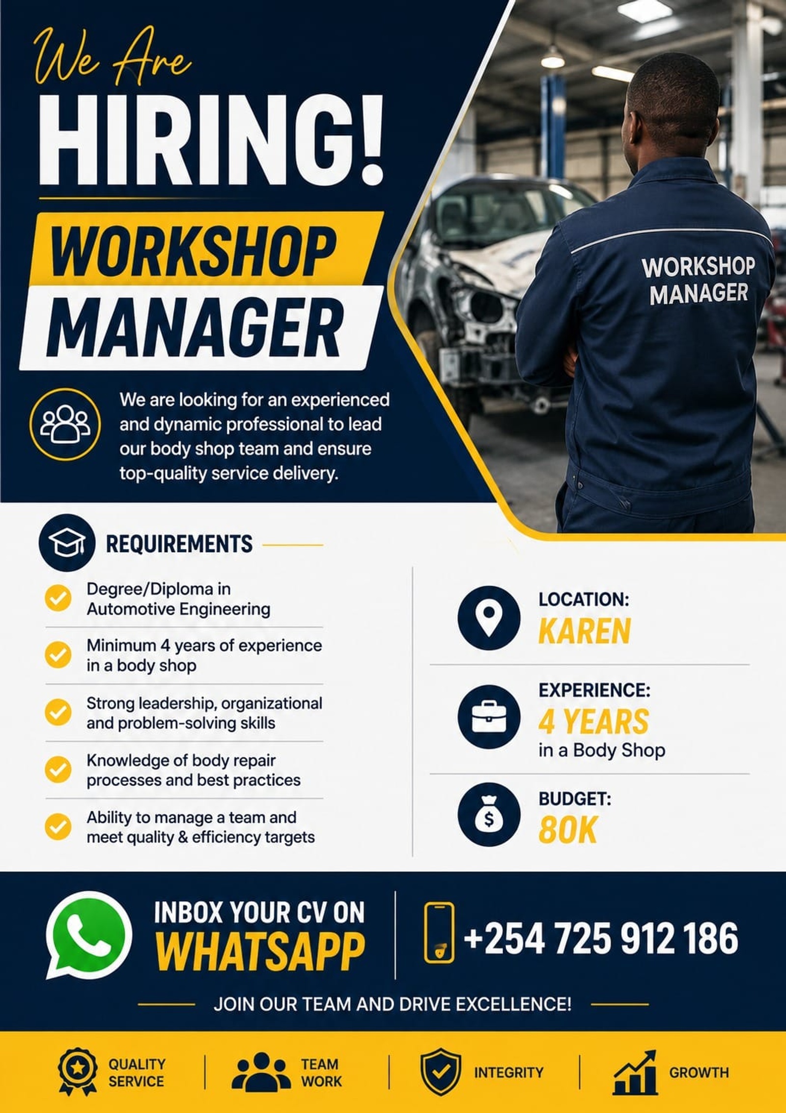 Workshop Manager