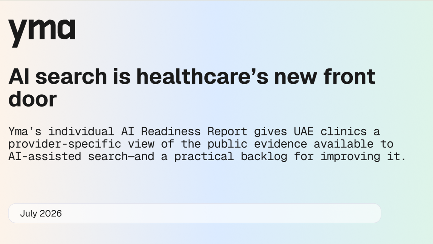 AI search is healthcare's new front door